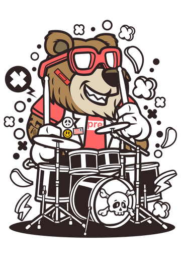 Bear Drummer Kids